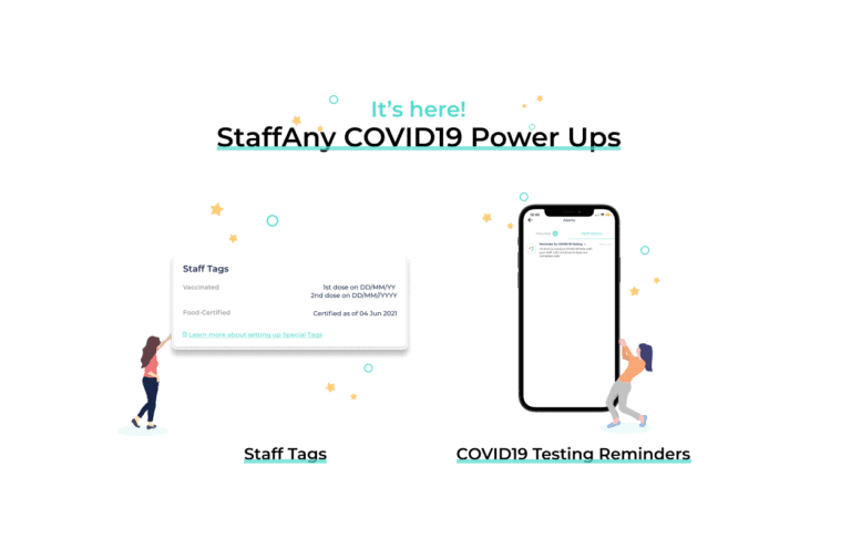 StaffAny Covid Vaccination Status Staff Tag VoRT PET Testing Reminder